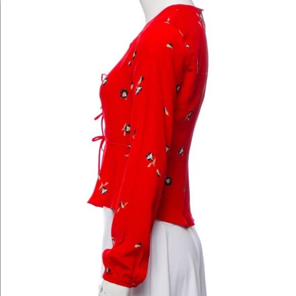 Intermix Kirsten Silk Top - Picture 2 of 3